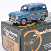 Lansdowne Models LDM.20A 1956 Ford Squire Estate. An example in 'Sarum Blue', cream interior with