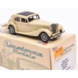 Lansdowne Models LDM.53A 1939 M.G. SA Saloon. In cream with light brown interior, 'BRX 351' number