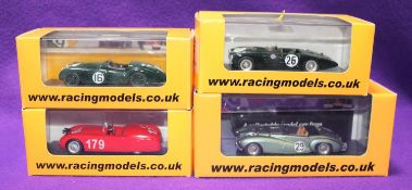 4x RacingModels.com Racing Cars. Aston Martin DB3 LM 1952, RN26, Poore and Griffith, in BRG. Aston