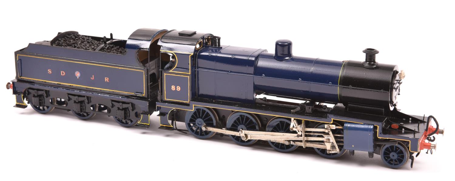 A finescale O gauge kitbuilt model of a Somerset & Dorset Joint Railway Class 7F 2-8-0 tender - Image 2 of 2