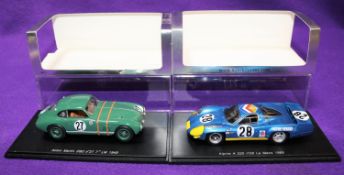 2 Spark 1:43 Racing Cars. Aston Martin DB2 Le Mans 1949, RN27, in B.R.G., drivers A. Jones and N.