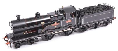 A finescale O gauge kitbuilt model of an LNWR George V Class 4-4-0 tender locomotive, Coronation