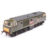 A coarse scale O gauge scratchbuilt model of a BR Class 35 Bo-Bo Warship diesel locomotive, Sultan