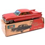 An Impressively Large Japanese SSS Quality Toys Tinplate Friction Powered Car. A 1961 Cadillac