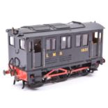 A finescale O gauge kitbuilt model of an LMS 0-6-0 prototype diesel locomotive, 1831, in unlined