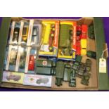 15 Dinky Toys. 14 military examples including Foden Army Truck (668), boxed. Plus Medium Artillery