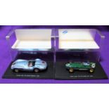 2 Spark 1:43 Racing Cars. Scarab Mk1 Santa Barbara 1958, RN16, in light metallic blue, driver, Lance