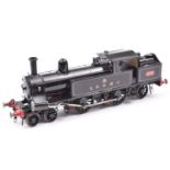 A finescale O gauge kitbuilt model of an LNWR 4-4-2T Webb Metropolitan tank locomotive, 3095, in