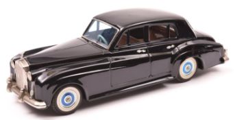 Bandai Tinplate early 1960's Rolls Royce Silver Cloud. A non friction powered example in black