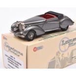 Lansdowne Models LDM.78 1939 Lagonda V12 Rapide Drophead Coupe. In metallic gun metal grey with deep