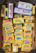 35 useful reproduction Dinky Toys Boxes. Including- Foden Flat Truck, Euclid Rear Dump Truck, Fire