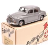 Pathfinder Models PFM2 1956 Rover 90 Saloon. In grey with brown interior, ''TGW 343' number