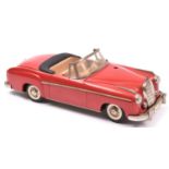 Schuco Electro Hydro-Car 5720 Tinplate 2 Door Mercedes-Benz Open Top Cabriolet. An early 1960's