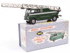 Dinky Supertoys BBC TV Extending Mast Vehicle (969). In dark green and grey with mast and dish