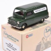 Lansdowne Models LDM.39 1965 Bedford CA Van, 'Dairies Livery'. In dark green 'Mortlock's Dairies'