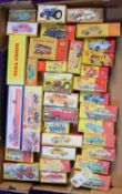 34 useful reproduction Dinky Toys Boxes. Including- Shell-BP Fuel Tanker, Foden Flat Truck, Vauxhall
