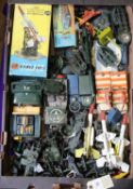 Quantity of Corgi, Britains, Lone Star etc military vehicles and equipment. Corgi - 3x RAF Land