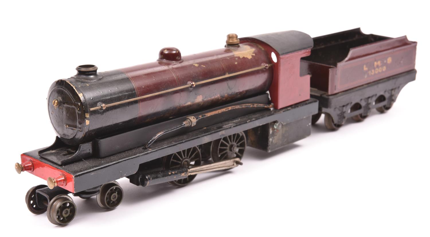 A live steam O gauge Bowman Models locomotive. Spirit fired 2 cylinder tinplate model of an LMS 4- - Image 2 of 2