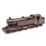 A live steam, spirit fired O gauge scratchbuilt model of an LBSCR L Class 4-6-4T Baltic tank