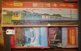 3x Tri-ang Hornby Train Sets. One complete set- The Blue Pullman (RS.52). Comprising 3 car DMU