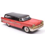 A Japanese T.N. (Nomura Toys) tinplate Friction Powered 1958 Chrysler New Yorker Station Wagon. In