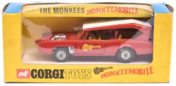 Corgi Toys Monkeemobile (277). An original issue in red with white roof, yellow interior, complete