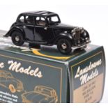 Lansdowne Models LDM.28 1947 M.G. Saloon, Type 'YA'. In black with light brown interior, 'UMG 511'