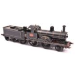 A finescale O gauge kitbuilt model of a LNWR Improved Precedent Class 2-4-0 tender locomotive,