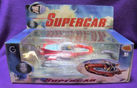 A Product Enterprise Limited Gerry Anderson Diecast Classics Supercar. Boxed, minor wear. Contents