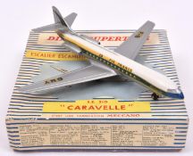 Dinky Supertoys Caravelle S.E. 210 Airliner. (60F/891). An example in white, silver and blue Air