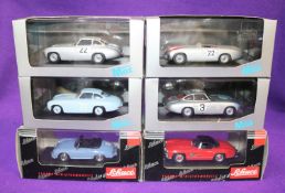 6 1:43 models. 4x Max Models series Mercedes-Benz - 1952 300SL PanAmericana, RN3. 1952 300SL Spider,