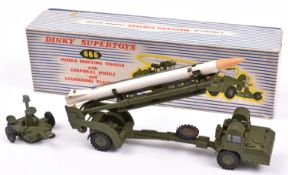 Dinky Toys Missile Erecting Vehicle with Corporal Missile & Launching Platform (666). Vehicle in
