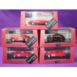 5 Starline Models Italian Racing Cars. Fiat 508CS Balilla Mille Miglia 1935, RN35 in maroon.