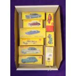 9 Atlas Dinky. Lincoln Premiere (532). Dodge Royal Sedan (191). Jeep (25J). Buick Roadmaster (