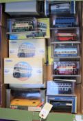 15x Corgi Classics and OOC buses, coaches and trolleybuses. Including; Guy Arab, Maidstone. 2x Guy