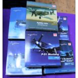 6 HM (Hobby Master) Military Aircraft. All ex display models. Spitfire XIVe (HA7104). Douglas A-