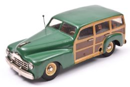 An MLB (Italian) Produced Heavy Tinplate late 1940's Style Plymouth 'Woody' Station Wagon. A