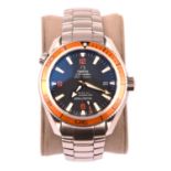 An Omega Seamaster Professional Co-Axial Chronometer watch 600m 'Planet Ocean' with automatic self