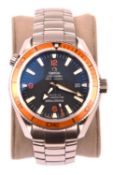 An Omega Seamaster Professional Co-Axial Chronometer watch 600m 'Planet Ocean' with automatic self