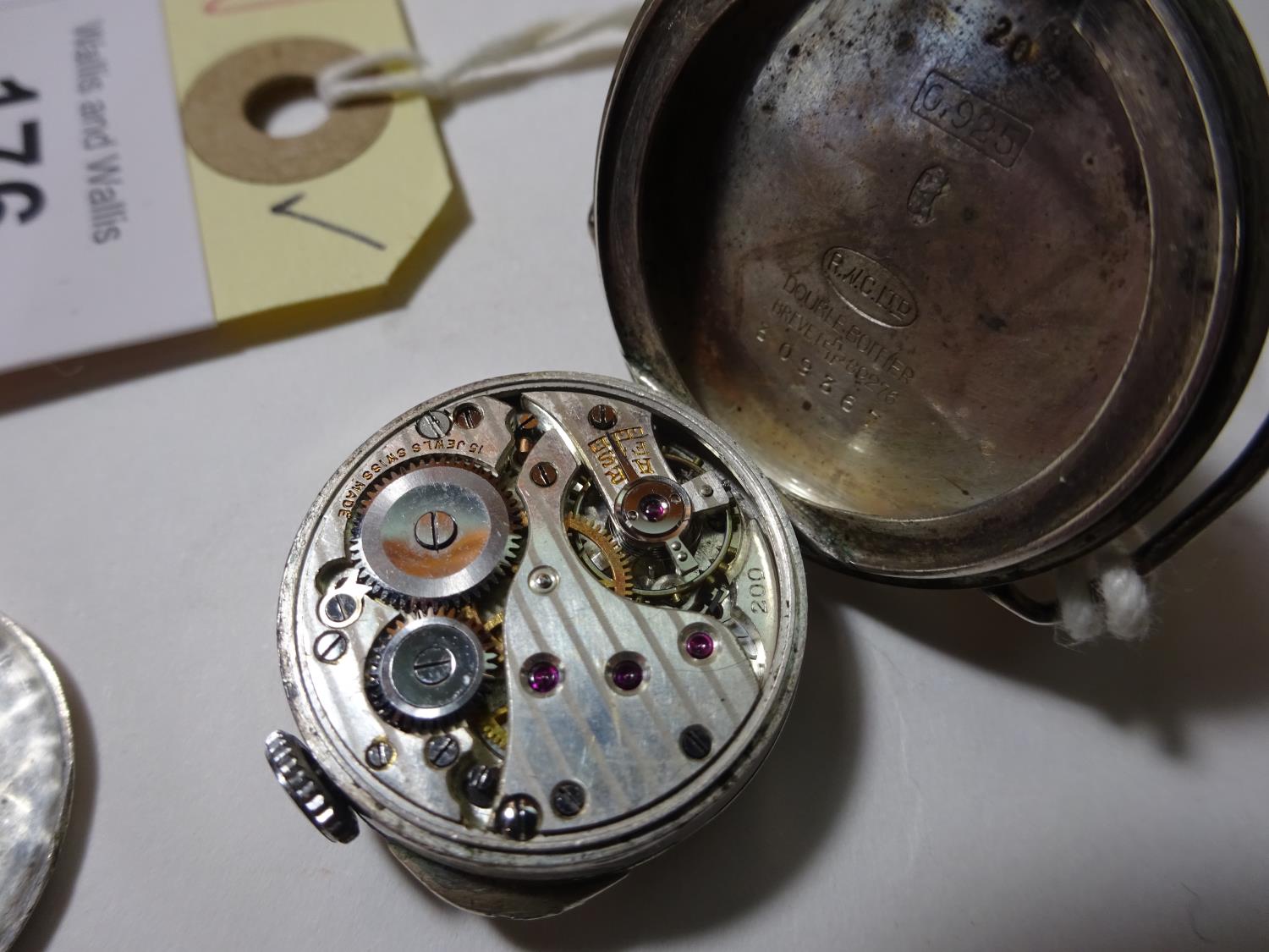 A Rolex Unicorn watch with manual wind movement and screw-off outer case. An early 20th Century - Image 4 of 5