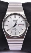 A Seiko Automatic watch with automatic self winding movement. Stainless steel case and bracelet,