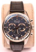 A Zenith El Primero Automatic Charles Vermont watch with automatic self winding mechanism. Limited