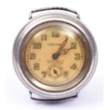A Rolex Unicorn watch with manual wind movement and screw-off outer case. An early 20th Century