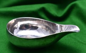 A silver Victorian pouring dish. Indistinct London hallmark. 70g. GC, some wear. £30-50