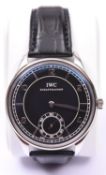 An IWC Schaffhausen Portugieser Automatic watch with automatic self winding mechanism. With