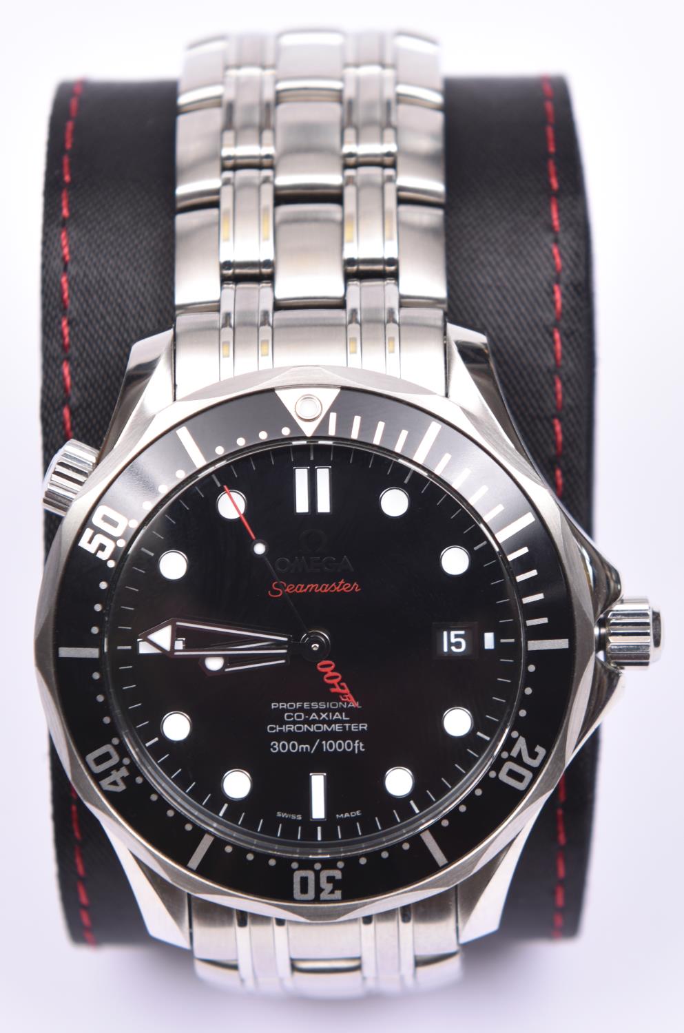 An Omega Seamaster James Bond 007 Automatic co-axial chronometer watch with automatic self winding