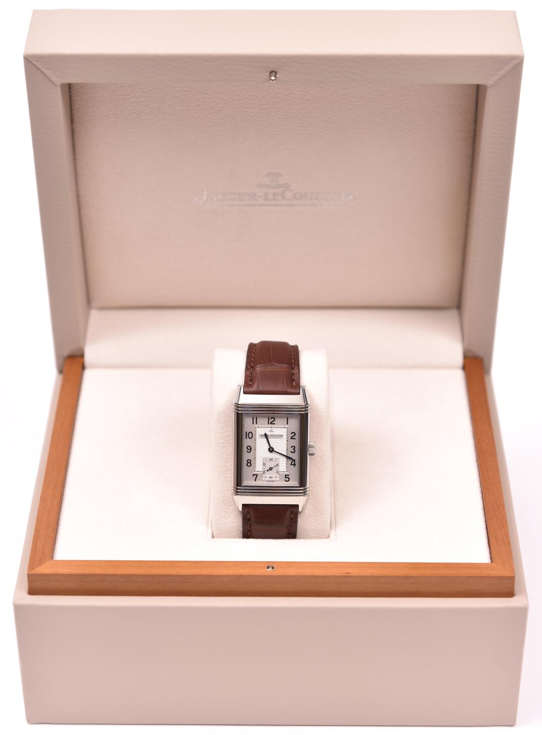 A Jaeger Le Coultre Reverso Automatic watch with automatic self winding mechanism. With stainless - Image 3 of 4