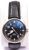 An IWC Schaffhausen Mark XVI Automatic watch with automatic self winding mechanism. With stainless