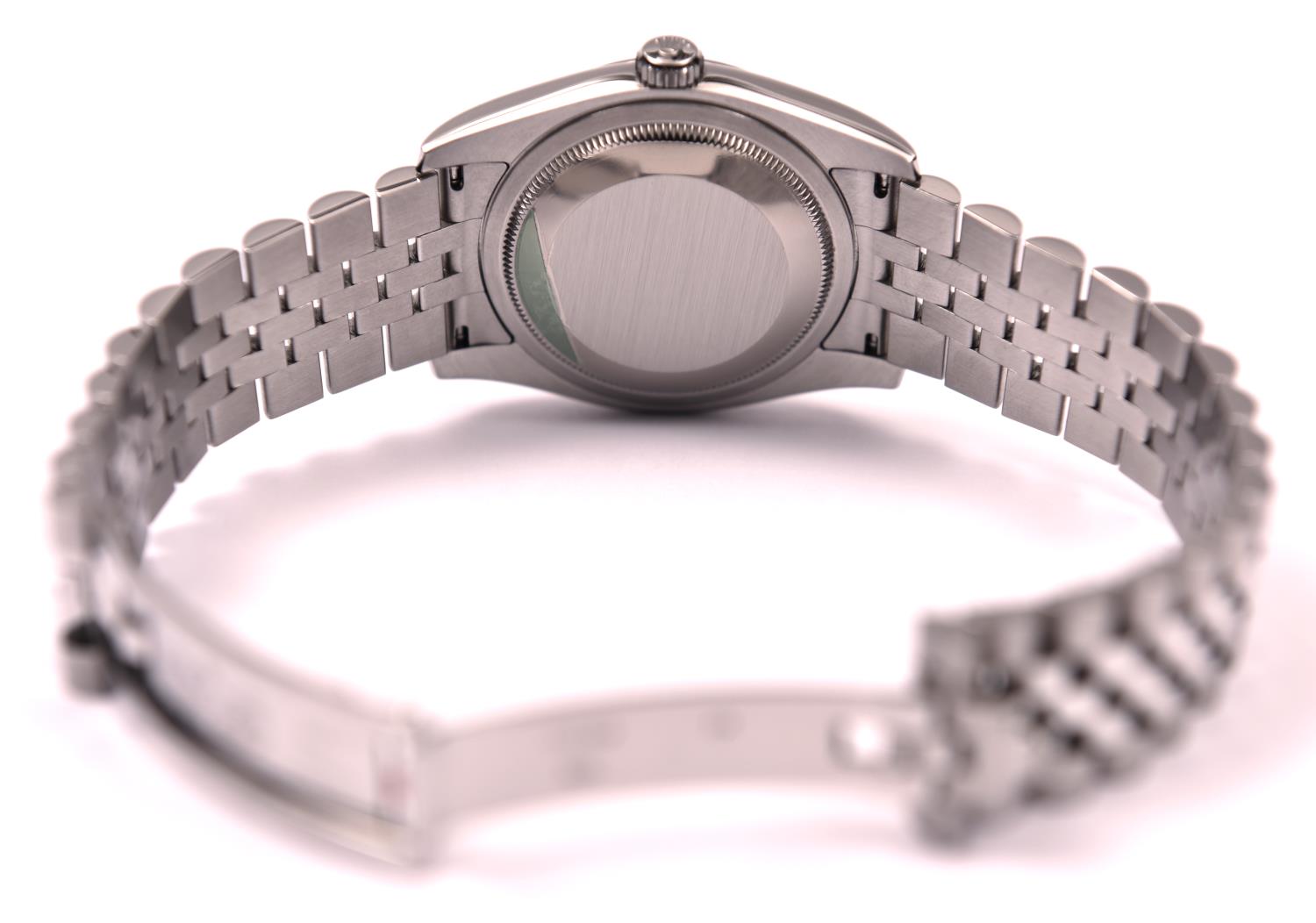 A Rolex Oyster Perpectual Datejust watch with automatic self winding mechanism. Stainless steel case - Image 2 of 4