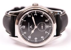 A Longines WWW Calibre L698 Automatic watch with automatic self winding mechanism (No.604).